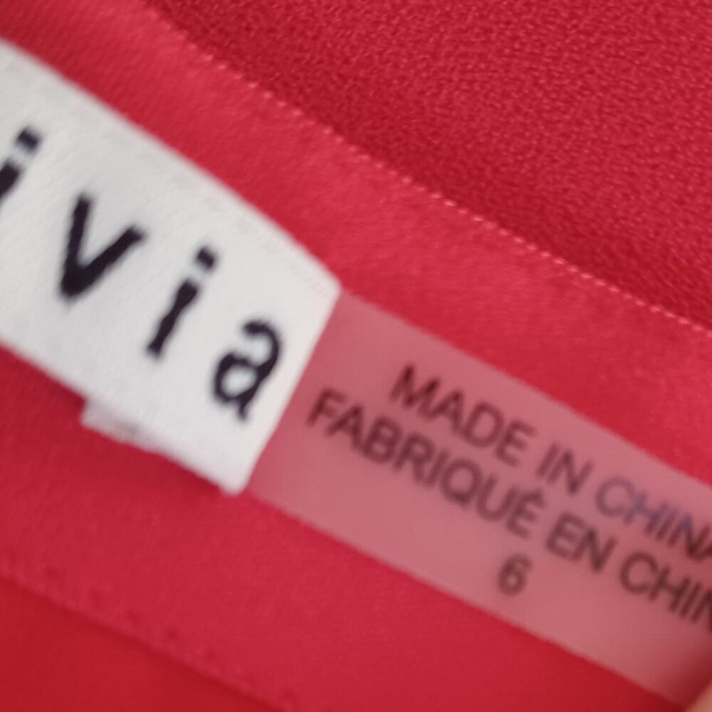 Alice + Olivia Shaylee Mini Skirt Poppy Red 6 - Picture 11 of 13